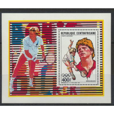 Central African Republic Stamp Scott #884, Mint Never Hinged, Souvenir Sheet
