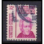 Used 1286 10c Andrew Jackson Fine KA6093