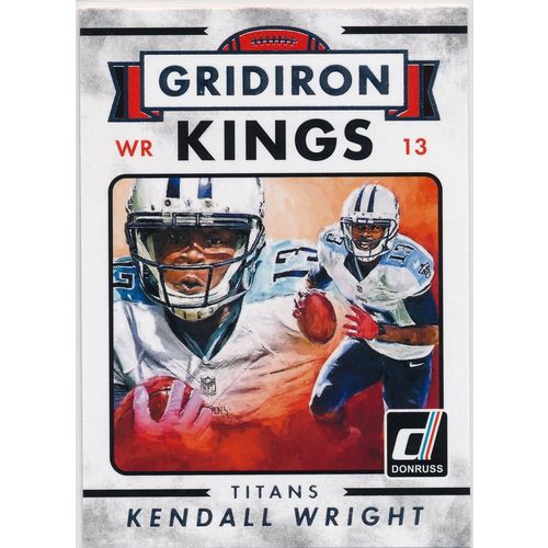 2015 Donruss Football Gridiron Kings 291 Kendall Wright Tennessee Titans