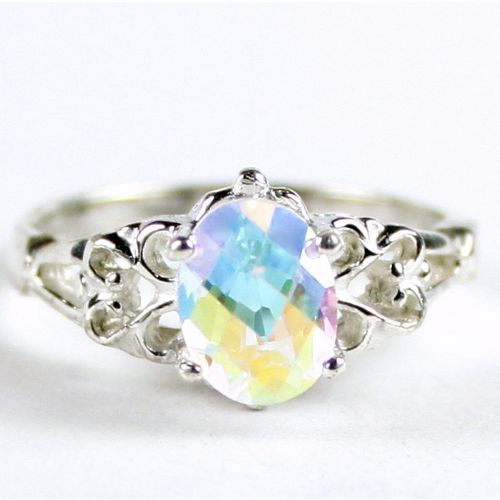 Mercury Mist Topaz, 925 Sterling Silver Ring, SR302