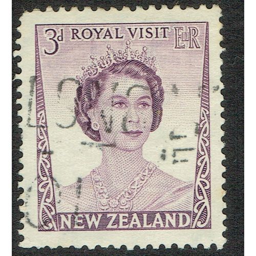 New Zealand 1953 Royal Visit 3d Dull Purple SG721 GU
