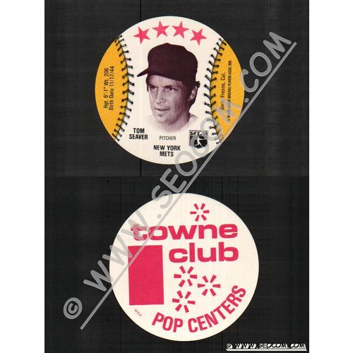 Sport Baseball Discs Name: Seaver, Tom Pitcher New York Mets~798