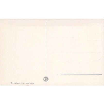 Montreux et Alpes de Savoie Switzerland Postcard unused VGC