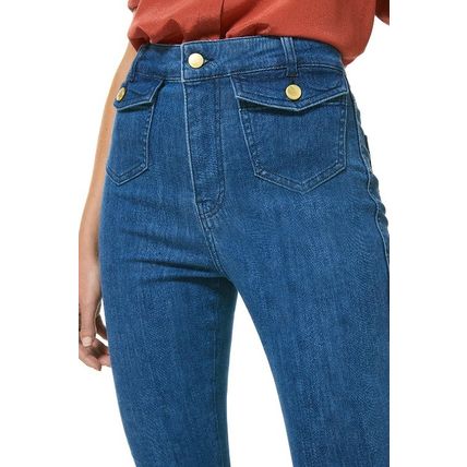 KAREN MILLEN Power Cut Pocket Kickflare Jeans BNWT (RARE & COLLECTABLE)