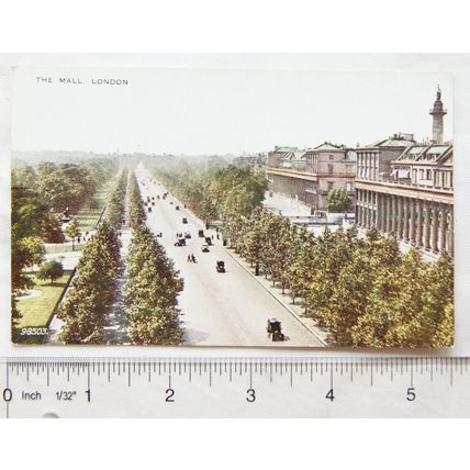 vintage Colour Postcard London, The Mall
