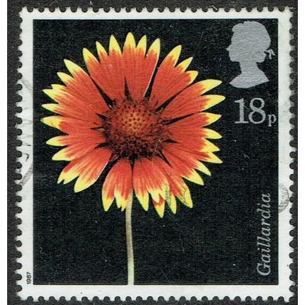 1987 Flower Photographs 18p Multicoloured SG1347 FU