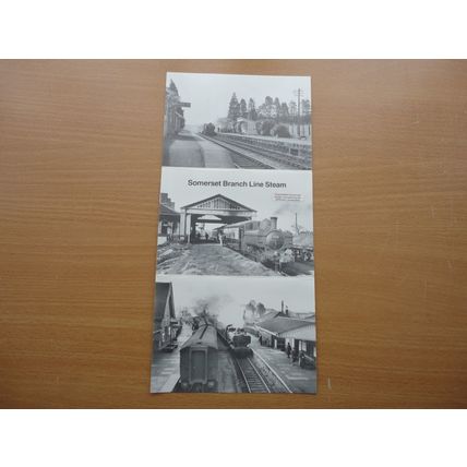Somerset Branch Line Steam Postcard Illustrated Historical Folder