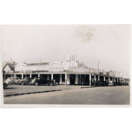 Tea Rooms at Main Street George South Africa Real Photo Old Postcard