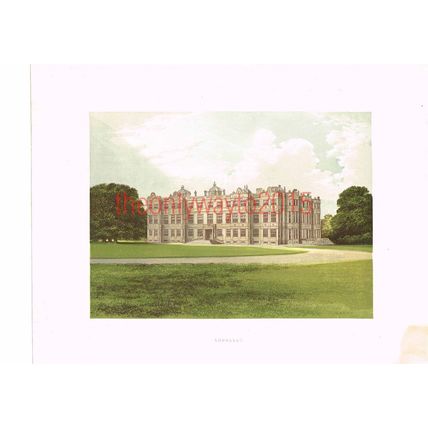 Longleat, Near Warminster, Wiltshire, England, Book Illustration, c1880