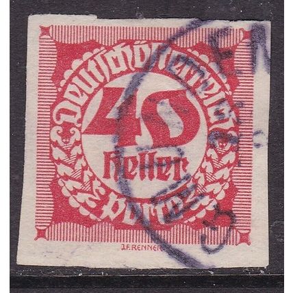 Austria Postmark Gmunden 1920 Postage Due 40h VGC