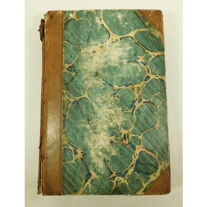 Antique Victorian Leather Book Theology Bible Anthology Choice Works Religion