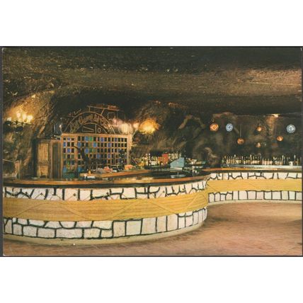 Las Cuevas Cafetería, El Clavin, Guadalajara, c.1960 - Garrabella Tarjeta Postal