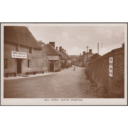Mill Street, Burton Bradstock, Dorset, c.1920 - RP Postcard
