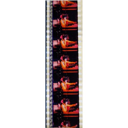 Jimi Hendrex. Pk MTP - b029c . 1 STRIP OF 5 - 35MM FILM CELLS. A very rare strip