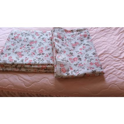 BRAND NEW Pair of Bassetti Italian Polyester/ Cotton Pink Floral Sheets