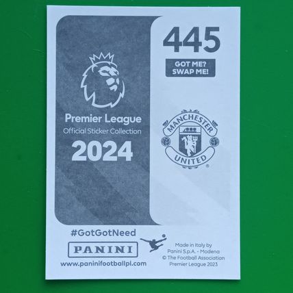 Sofyan Amrabat #445- Panini Premier League 2023-2024