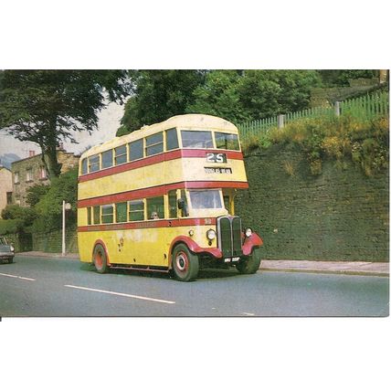 Pike Cards - Colour Postcard of Douglas Corporation Transport - GMN 906