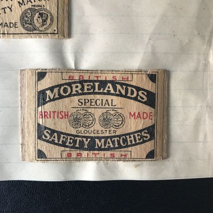 RARE Mini Bryant & May BRYMAY Westmorelands Gloucester wooden Matchbox 1910-30?
