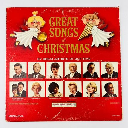 The Great Songs Of Christmas Album Five - 1965 Columbia CSP 238S Vinyl LP