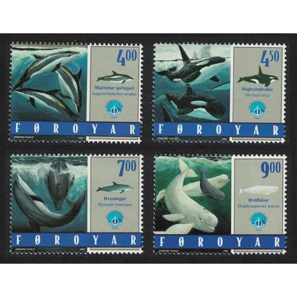 Faroe Is. Whales and Dolphins 4v 1998 MNH SG#342-345