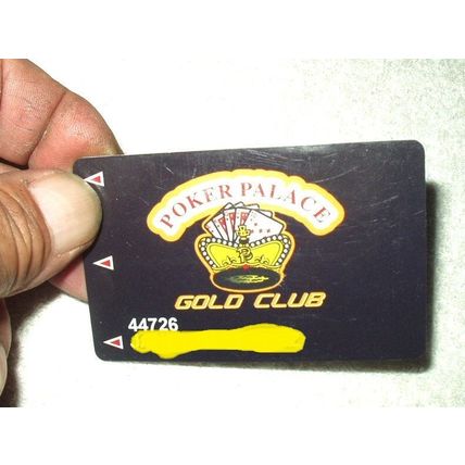 poker palace casino las vegas, nevada gold club players card