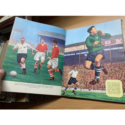 c1958 "THE BIG BOOK OF FOOTBALL CHAMPIONS" UK SOCCER HARDBACK BOOK (P4)
