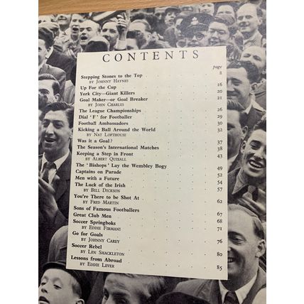 c1958 "THE BIG BOOK OF FOOTBALL CHAMPIONS" UK SOCCER HARDBACK BOOK (P4)