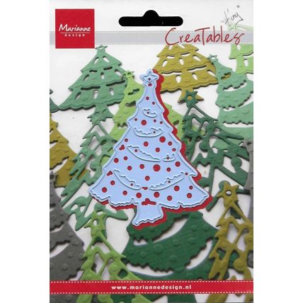 Marianne. Christmas Tree Die. Die Cutting Cardmaking Scrapbooking Crafts