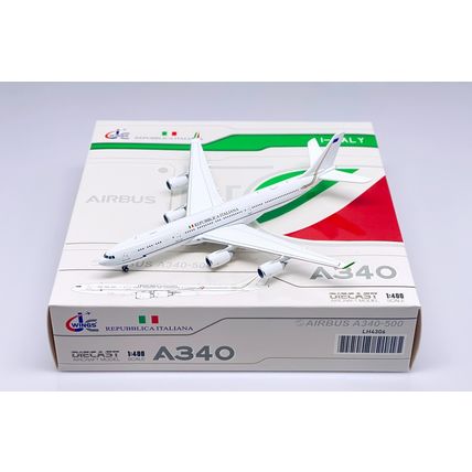 A340-500 ITALIAN AIR FORCE REG: I-TALY WITH ANTENNA - JCWINGS LH4306 1/400