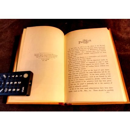 McGuffey's Second Eclectic Reader By H. H. Vail 1920 Hardcover Book Great Shape