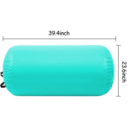 Air Barrel Back Roller Inflatable Tumbling Mat with Electric Pump,Tumble Track G