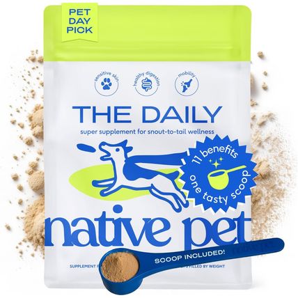 Native Pet Dog Vitamins & Supplements - 11-In-1 Multivitamin Powder for Dogs Foo