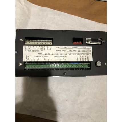HOFFER FLOW CONTROLS FLOWSTAR 2007-A-3-R4-X-1-RF-T-DSR-1-H/L-P-X 15VDC,BF