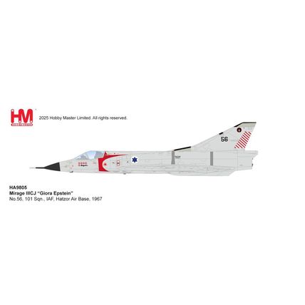 MIRAGE LLLCJ GIORA EPSTEIN SAN.LAF HATZOR - HOBBY MASTER HA9805 1/72 - PRE ORDER