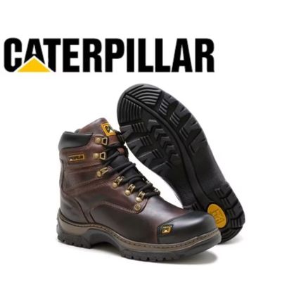 Caterpillar leather combat boot - Black