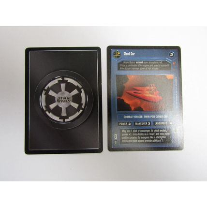 Star Wars 1997 Cloud City Decipher CCG B/B Card Cloud Car DS