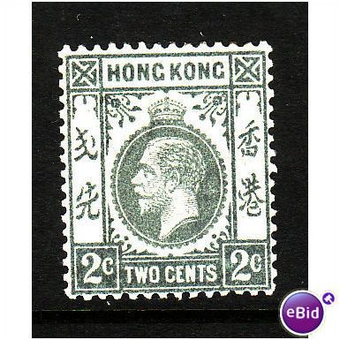 HONG KONG 1937 2c GREY SG 118a M MINT