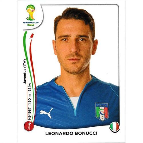 2014 Panini World Cup Soccer Stickers - #321 - Leonardo Bonucci