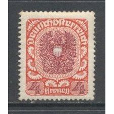 Austria.SG407 4k Republican Arms (Claret and Red).Mounted Mint.Dec14
