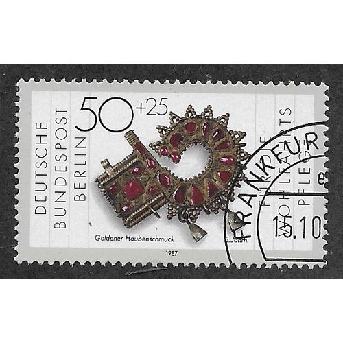 BERLIN -1987 50pf+ 25 'PRECIOUS METALWORK' FINE USED (EBID54-620)