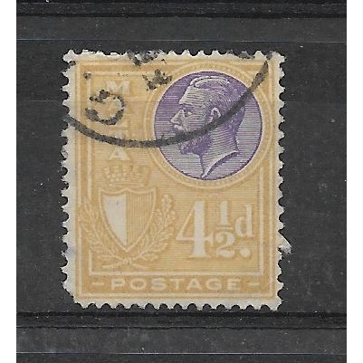 Malta.SG164 4 1/2d Lavender and Ochre.Fine Used.Sept18