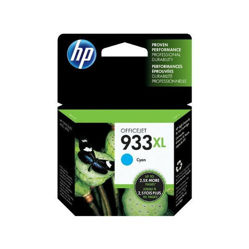 HP 933XL Cyan Officejet OEM Ink Cartridge - Retail Box - CN054AN.140