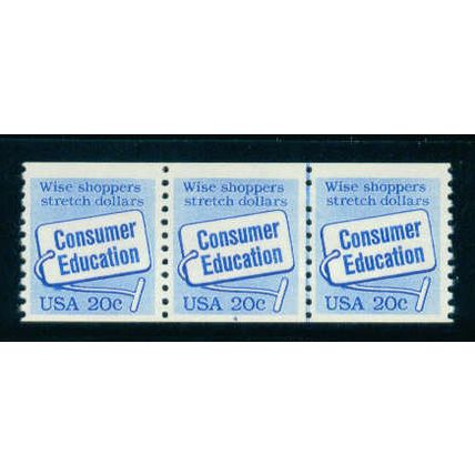 2005v 20c Consumer Education Fine MNH Dry Gum PNC 4/3 C0982