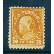 516 30c Benjamin Franklin Just Clears MLH C1505