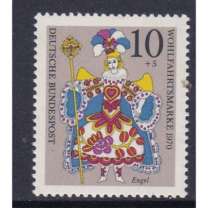 GERMANY 1970 CHRISTMAS 10pf MNH SG1563