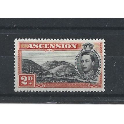 Ascension.SG41 2d Green Mountain.Perfs 13 1/2.Mounted Mint.Aug24t