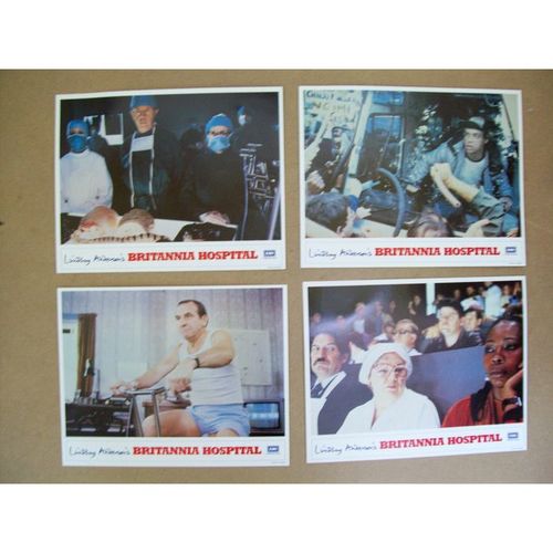 BRITANNIA HOSPITAL Joan Plowright, Leonard Rossiter 1982 Lobby Card Set (16)