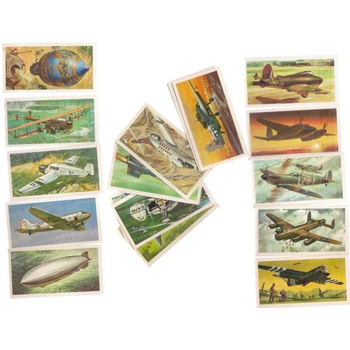 18 x HISTORY OF AVIATION Brooke Bond tea cards vgc nos listed below =