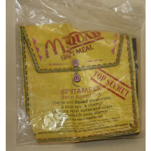 1993 McDonalds M Squad Spy Stamper Mint in Package