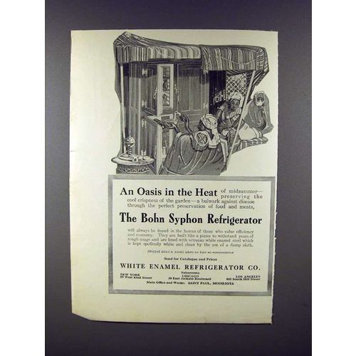 1913 Bohn Syphon Refrigerator Ad - Oasis in the Heat
